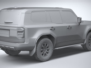 Toyota Land Cruiser 250 basic 2025 Model 3D