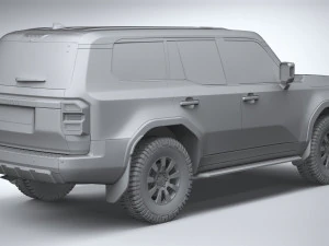Toyota Land Cruiser 250 basic 2025 3D Model