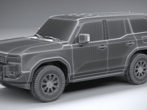 Toyota Land Cruiser 250 basic 2025 Model 3D