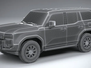 Toyota Land Cruiser 250 basic 2025 3D Model