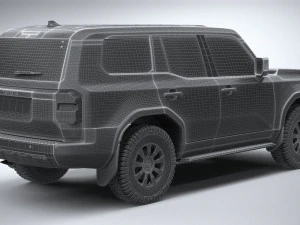 Toyota Land Cruiser 250 basic 2025 3D Model