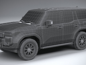 Toyota Land Cruiser 250 basic 2025 Model 3D