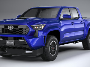 Toyota Tacoma TRD Sport 2024 Modello 3D