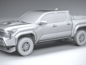 Toyota Tacoma TRD Sport 2024 Modello 3D