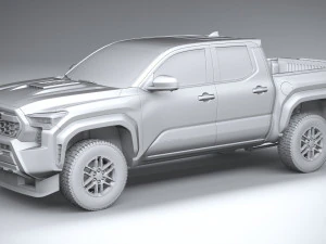 Toyota Tacoma TRD Sport 2024 3D Model