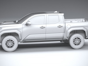 Toyota Tacoma TRD Sport 2024 Modello 3D