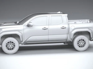 Toyota Tacoma TRD Sport 2024 3D Model