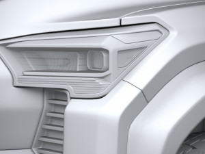 Toyota Tacoma TRD Sport 2024 Modello 3D
