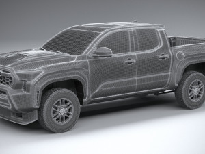 Toyota Tacoma TRD Sport 2024 Modello 3D