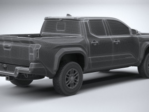 Toyota Tacoma TRD Sport 2024 Modello 3D
