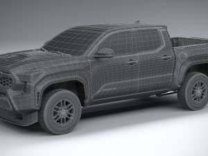 Toyota Tacoma TRD Sport 2024 Modello 3D
