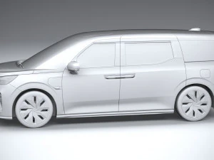 Volvo EM90 2024 3D Model