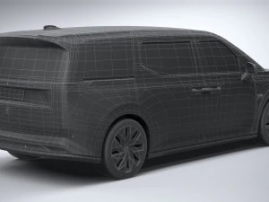 Volvo EM90 2024 3D Model