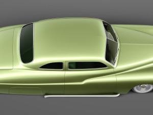 Mercury Coupe 1950 Led Sled Custom 3D Model