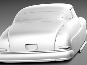 Mercury Coupe 1950 Led Sled Custom 3D Model