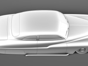 Mercury Coupe 1950 Led Sled Custom 3D Model