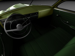 Mercury Coupe 1950 Led Sled Custom 3D Model