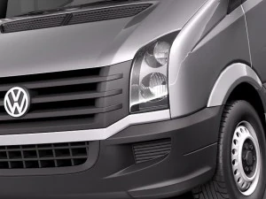 Volkswagen Crafter Van Long 2011 3D Model