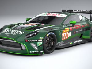 Aston Martin Vantage GT3 2023 3D मॉडल