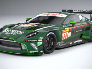 Aston Martin Vantage GT3 2023 3D Model