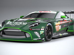 Aston Martin Vantage GT3 2023 3D मॉडल