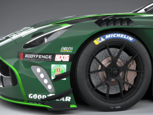 Aston Martin Vantage GT3 2023 3D Model