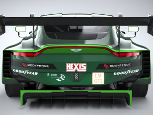 Aston Martin Vantage GT3 2023 3D मॉडल