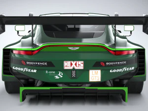 Aston Martin Vantage GT3 2023 3D Model