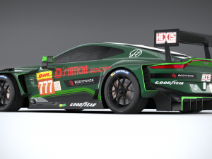 Aston Martin Vantage GT3 2023 3D मॉडल