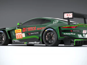 Aston Martin Vantage GT3 2023 3D Model