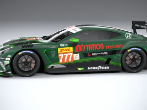 Aston Martin Vantage GT3 2023 3D Model