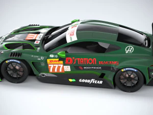 Aston Martin Vantage GT3 2023 3D Model