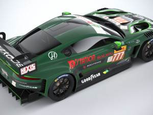 Aston Martin Vantage GT3 2023 3D मॉडल