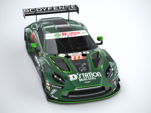Aston Martin Vantage GT3 2023 3D मॉडल
