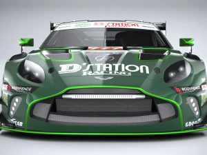 Aston Martin Vantage GT3 2023 3D Model