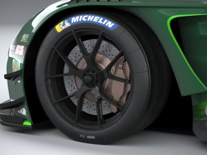 Aston Martin Vantage GT3 2023 3D मॉडल