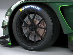 Aston Martin Vantage GT3 2023 3D Model