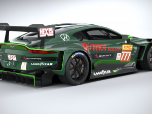 Aston Martin Vantage GT3 2023 3D मॉडल