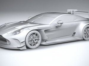 Aston Martin Vantage GT3 2023 3D मॉडल