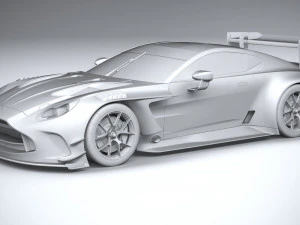Aston Martin Vantage GT3 2023 3D Model