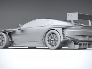 Aston Martin Vantage GT3 2023 3D मॉडल