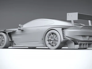 Aston Martin Vantage GT3 2023 3D Model