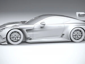 Aston Martin Vantage GT3 2023 3D Model