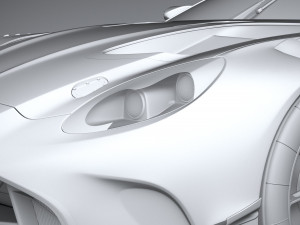 Aston Martin Vantage GT3 2023 3D मॉडल