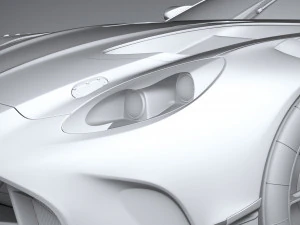 Aston Martin Vantage GT3 2023 3D Model