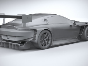 Aston Martin Vantage GT3 2023 3D मॉडल