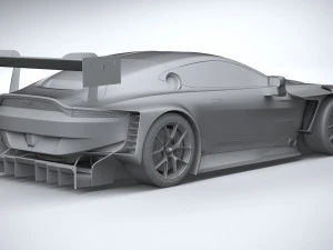 Aston Martin Vantage GT3 2023 3D Model