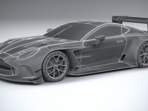 Aston Martin Vantage GT3 2023 3D मॉडल