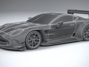 Aston Martin Vantage GT3 2023 3D Model