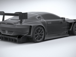 Aston Martin Vantage GT3 2023 3D मॉडल